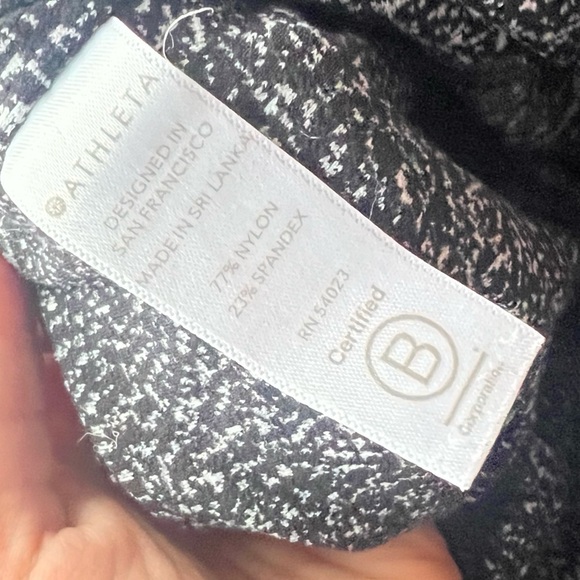 Athleta Lightning Static 7/8 Tight in Black High Waisted Small - Picture 9 of 9